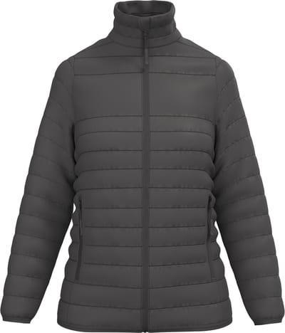 iDeal Basic Brand Gewatteerde dames donsjas IB6176 - Dark Grey - XS
