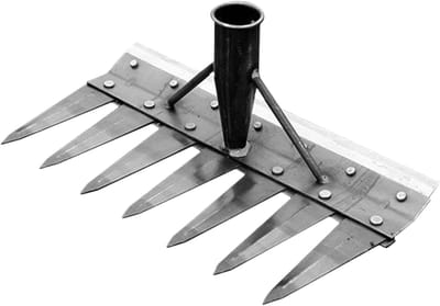 Gazon hark - Tuin hark - Gras verwijderen - Multifunctioneel ontwerp - 7 tanden