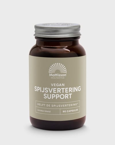 Mattisson - Spijsvertering Support - Met Digezyme, Gember, probisson en Zinkmethionine - Voedingssupplement Spijsvertering - 90 Capsules
