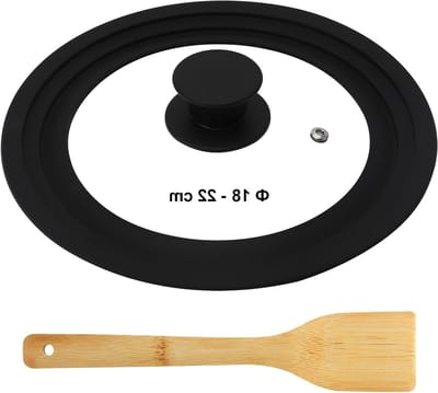 Multifunctioneel Potdeksel, Hittebestendig Glasdeksel voor Pannen en Potten van 18-20-22 cm, Ideaal voor Veelzijdig Koken en Bereiden van Gerechten