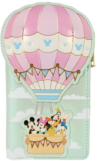 Disney Loungefly Wallet Mickey & Friends Hot Air Balloon