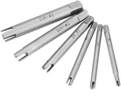 Dailygoods- Schroefextractor Zesdelige Set - Schroefextractor Negen Delige Set - Schroefextractor Tien Delige Set - High Speed Steel - Geschikt voor Metrisch/Brits/Amerikaans Systeem - 100% Gloednieuw - Schroefverwijderaar