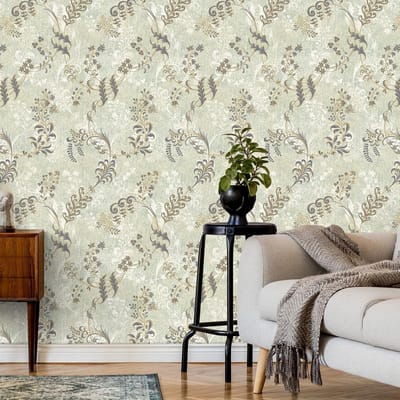 CE Serie - Zelfklevend Vinyl Behang - Bloemenpatroon - 61x300cm