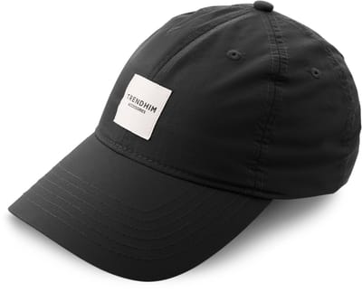 Zwarte zachte pet van nylon