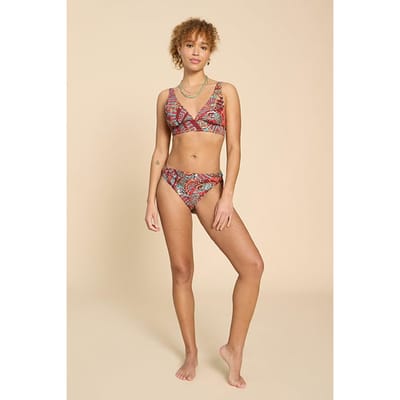 White Stuff Tabitha Bikini Top Red Printed Size: 10 | Bikinis Outlet | Dames | Rood