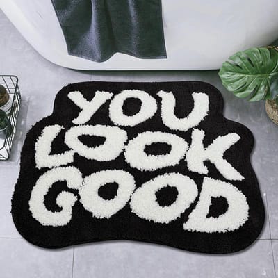 You Look Good Badmat Antislip Badmat 21x25 Inch Badkamermat Absorberende Badmat 60*90cm groen