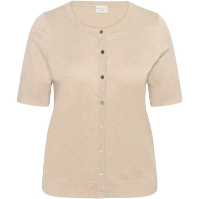 Korte mouwen cardigan dames KAFFE Curve Lizzy