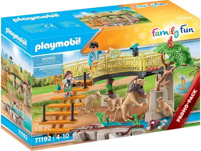 Dierenverblijf Speelset - Dierentuin Speelgoed - Kinderen Spelen - Inclusief Figuren - 37 x 27 x 15 cm - Multicolor