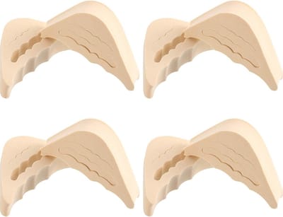 Verstelbare schoeninzetstukken voor grote schoenen - 4 paar voetsteun pads voor optimale ondersteuning en comfort