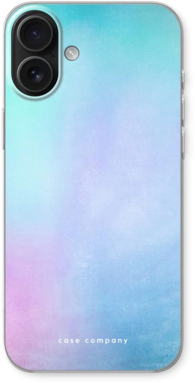 Case Company® - Hoesje geschikt voor iPhone 16 Plus hoesje - Mist pastel - Soft Cover Telefoonhoesje - Bescherming aan alle Kanten en Schermrand