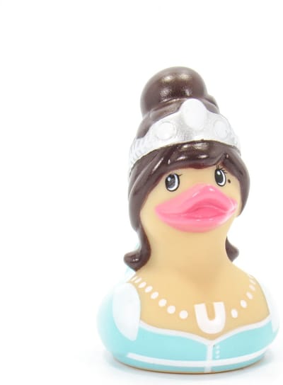Deluxe Mini PRINCESS Duck van Bud Duck: Mooiste Design badeend ter Wereld
