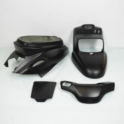Kit carénage TNT pour Scooter MBK 50 Spirit Après 2004 4 piece noir mat Neuf