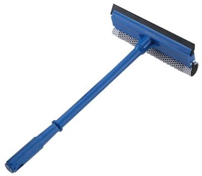 16 inch Raamwisser voor Auto | 2-in-1 Raamreiniger met Lange Handgreep | Autoruitwisser voor Douche en Hoge Ramen