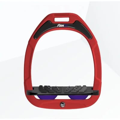Ultra Grip Gebogen Beugels Rood/Zwart/Paarse Flex-On Green Composite