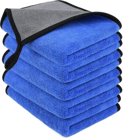 Finnacle - Microvezel Doeken 5-Pack - 5 Stuks - 30 x 30 cm - Voor een Glanzende en Streeploze Schoonmaak - Ideaal voor je Auto