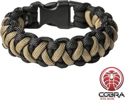 Paracord Armband “Solomon”, Zwart
