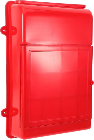 Brievenbus Buiten - Postbox Wandmontage - Post Ontvangen - Waterdicht Ontwerp - 26x7x7 cm - Rood