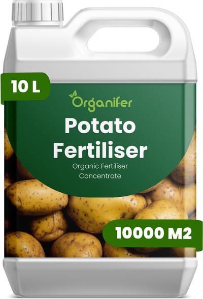 Vloeibare Meststof Voor Aardappel 10 L Voor 10000 M2 - Npk 3-4-3 - Ondersteunt Krachtige Vroege Groei En Uniforme Knolontwikkeling - Verbetert Wortelactiviteit En Efficiënte Knolaanleg - Verbetert Knolvastheid - Organifer
