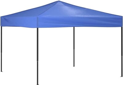 Opvouwbare Feesttent 3x3 meter Blauw Partytent UV-bestendig Waterafstotend