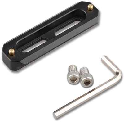 Dailygoody - Houten Handvat Grip - Accessoire - 7 cm - Zwart - QR-systeem - Voor camerastabiliteit - Geschikt voor videoproductie