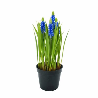 Muscari spray blue 54 cm kunstbloem Erutan Avon