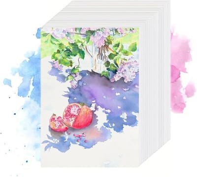ByShane - Waterverf papierblok A6 80 vellen 300g/m² - voor kinderen, studenten, en kunstenaars.