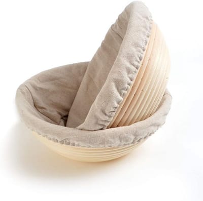 Rijsmandje Broodbakken - Rijsmandje Brood - Rijsmand Rond - Banneton - Deegvorm