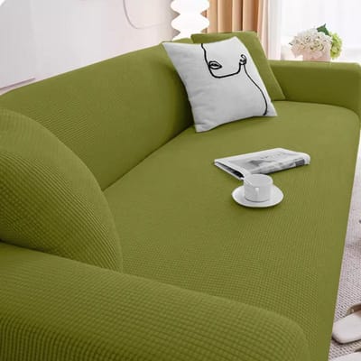 Jacquard Sofahoezen Hoes Voor Woonkamer Elastische L-vormige Hoekbankhoes Stretch Bescherm Dikke Hoes 1/2/3/4 Zits 2 Seater 145-185 cm