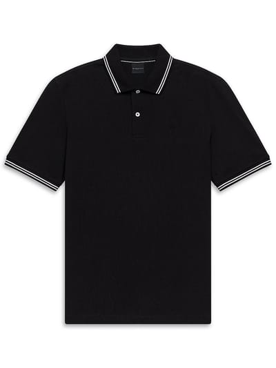Bugatti Herren Polo Modern Fit van puur katoen