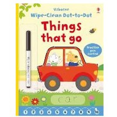 Wipe-Clean Dot-To-Dot Things That Go - Felicity Brooks