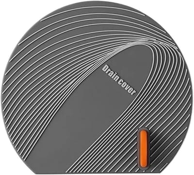 Afvoerstop - Keukenstop Badstop - Watersluiting Vullen - Flexibel Siliconen Materiaal - Universele Pasvorm - Donkergrijs