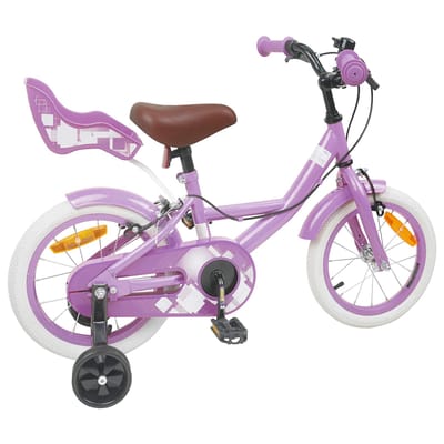 vidaXL - Kinderfiets - 12 - Inch - voor - 2-4 - jaar - oud - Paars