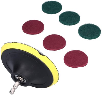 Schuurspons Set - Polijstschijven - Meubels Opknappen - Zelfklevend Systeem - 4 Inch Diameter