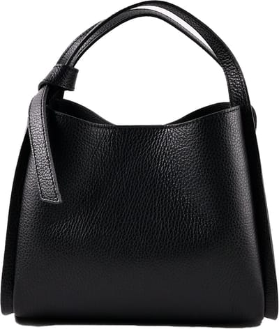 Giuliano lederen handtas Aliza - Dames - Made in Italy - Zwart