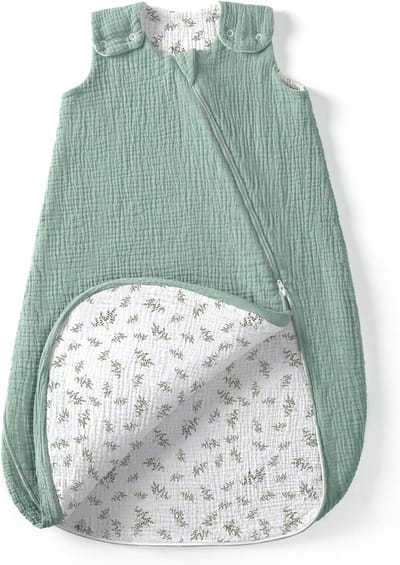 SnelShoppen - Baby Slaapzak 9-15 Maanden - Muslin Baby Slaapzak voor Jongens en Meisjes - 80cm Katoenen Slaapzak voor Alle Seizoenen - Kinderkamer Mus