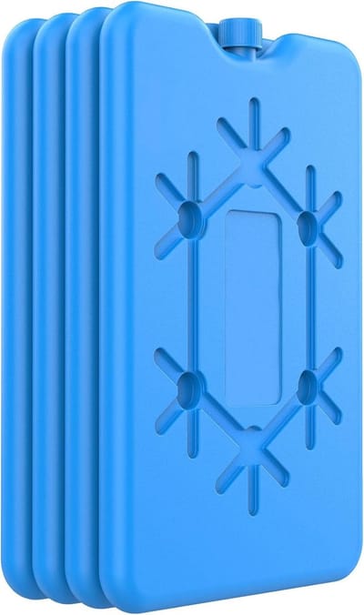 Thijox - Koelaccu's voor Koeltas, Herbruikbaar en Ultradun, 2/4/8 Stuks à 200 ml, Ideaal voor Outdooractiviteiten, Camping, Picknicks en Tuinfeestjes
