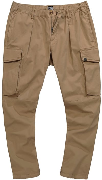 STHUGE - Heren - Cargobroek Buik-Fit Baggy-Fit - Bruin - Maat 52