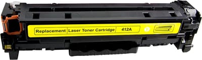 Toner Cartridge Geel Geschikt voor HP 305A / 305X | CE412A | Geschikt voor HP Laserjet Pro 300 Color M351A, Laserjet Pro 300 M375NW, Laserjet Pro 400 Color M451DN, M451DW, M451NW, MFP M475(DN) en MFP M475DW