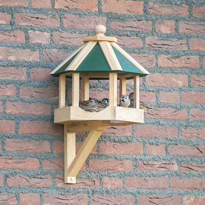 CJ Wildlife - Voederhuis Penn 2-in-1 - Voor Muur of Ophangen - Groen - Vogelvoederplek