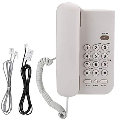 Vaste Hoteltelefoon voor Thuiskantoor - Draagbare Telefoon met Muurbevestiging