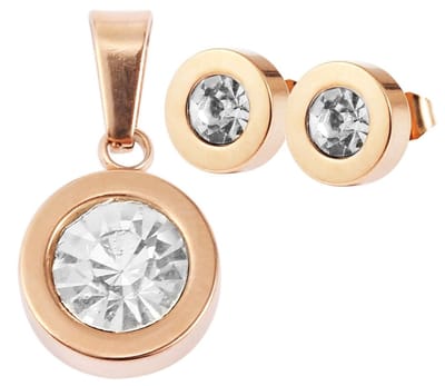 AKZENT Akzent heren sieradenset Edelstahl zilver