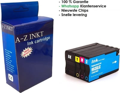 Premium Huismerk AtotZinkt voor HP 963XL BK/C/M/Y huismerk set van 4 cartridges