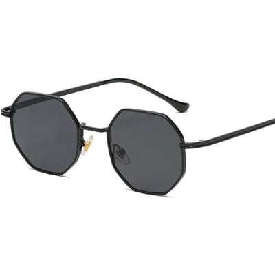Ovaal Voor Mannen En Vrouwen Bril Minimalistisch Vintage Mannen Zonnebril Beschermende Bril Tijdloos Retro Metaal Polygonaal