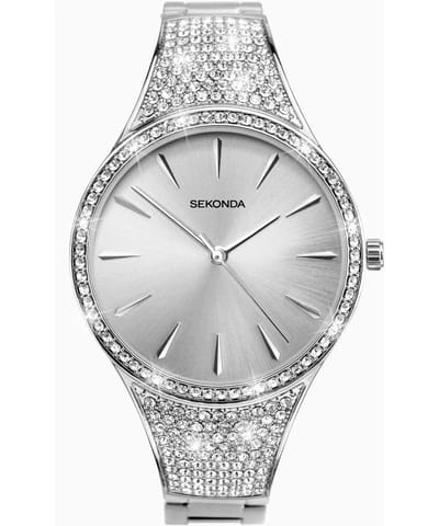 Sekonda Seksy Dameshorloge – Model 40418 – Zilverkleurig – Quartz – 25 mm