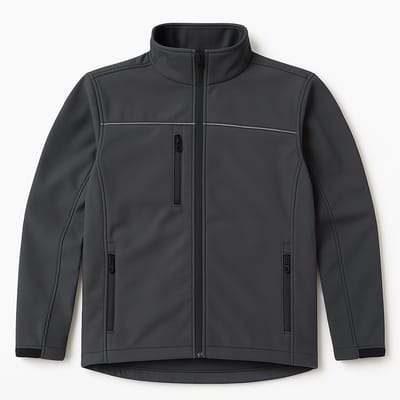 Softshell Werkjas 3-Lagen – Grijs (2XL)