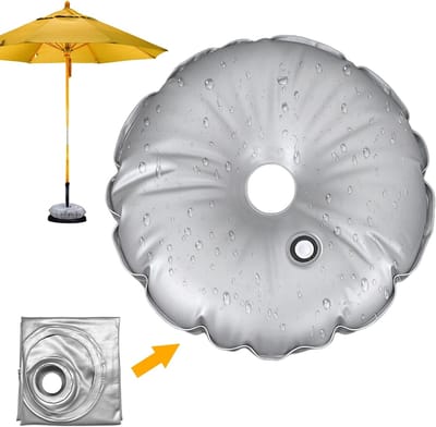 Thijox - VEEKAY Parasolvoet 50kg - Zware Parasolvoet met 90cm Basis voor Balkon, Terras, Tuin - Stabiliteit & Grip voor Buitengebruik - Ideaal voor Zo
