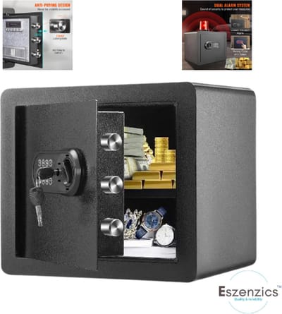 Eszenzics™ Topsafe Kluis - Elektrisch - Sleutelkluis - Brandkast - Digitale code - Sleutels - LED -licht -Dual alarm - 35x30x40cm