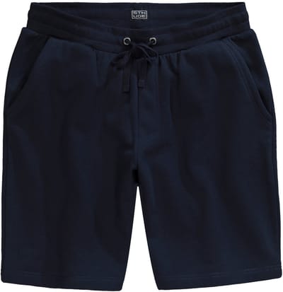 STHUGE - Heren - Sweatbermuda basic fit elastische band - Navy blauw - Maat 5XL