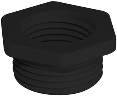 3 stuks Kalitec 7008250 verloopstukken M50/M20 kunststof zwart