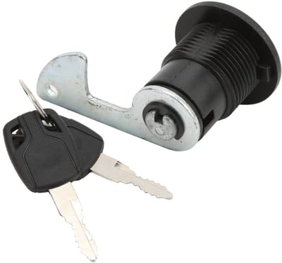 Store_7 - Motorsleutelslot - Scootermontage - Aluminium - Universele Kit - Kofferbaksloten Set - Geschikt voor Elektrische Motorfietsen - B korte haak